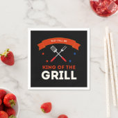 Serviette En Papier King of the Grill (En situation)