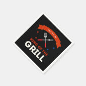 Serviette En Papier King of the Grill (Coin)