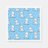 Serviette En Papier KiniArt Westie (Devant)