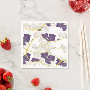 Serviette En Papier Kintsugi japonais.