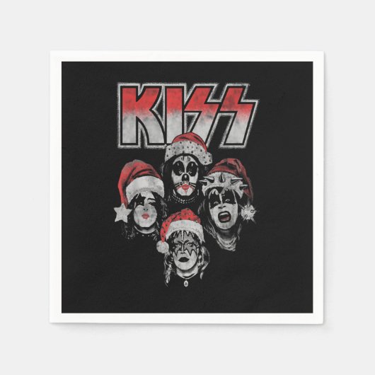 Serviette En Papier KISS - Detroit Rock Père Noël (Devant)