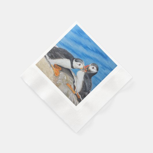 Serviette En Papier Kissing (Coin)