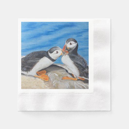 Serviette En Papier Kissing (Devant)