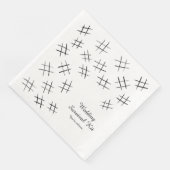Serviette En Papier Kit de survie mariage Papier Napkin - B (Coin)