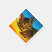 Serviette En Papier Kitten (Coin)