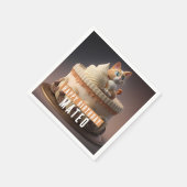 Serviette En Papier Kitten Birthday Cake - Fête (Coin)