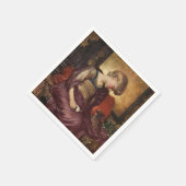 Serviette En Papier Kitten (par Frederic Leighton) (Coin)