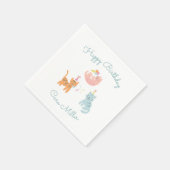 Serviette En Papier Kitten Party (Coin)