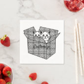 Serviette En Papier Kittens dans une boîte Thunder_Cove (En situation)