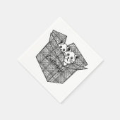 Serviette En Papier Kittens dans une boîte Thunder_Cove (Coin)