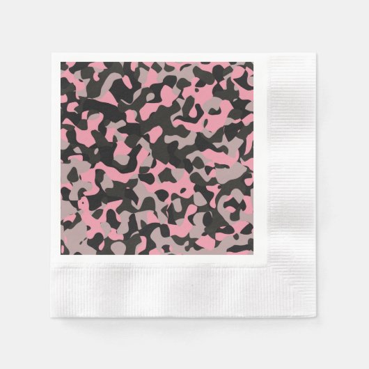 Serviette En Papier Kitty Camo (Devant)