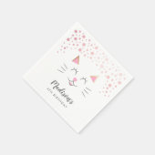 Serviette En Papier Kitty Chat Thème Anniversaire Fête (Coin)