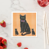 Serviette En Papier Kitty, Kitty, Kitty, Kitty Napkins (En situation)
