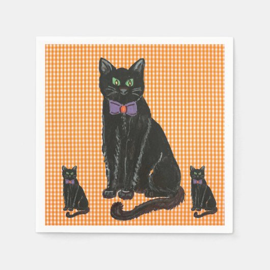 Serviette En Papier Kitty, Kitty, Kitty, Kitty Napkins (Devant)