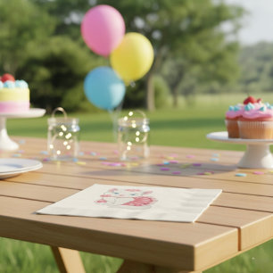 Serviette En Papier Kitty Napkins