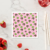 Serviette En Papier Kiwi (En situation)