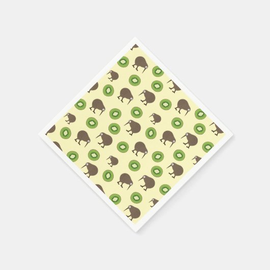Serviette En Papier Kiwi (Coin)