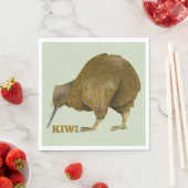Serviette En Papier Kiwi N.Z. Bird (En situation)