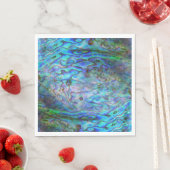 SERVIETTE EN PAPIER KIWI NOUVELLE-ZÉLANDE PAUA NAPKIN (En situation)