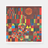 Serviette En Papier Klee - Château et Soleil (Devant)