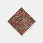 Serviette En Papier Klee Expressionniste Forêt Abstraite Art Moderne (Coin)