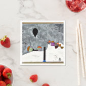 Serviette En Papier Klee - Hiver (En situation)