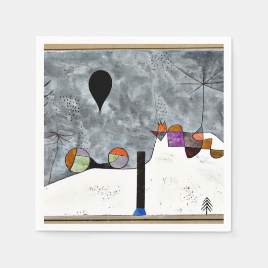 Serviette En Papier Klee - Hiver (Devant)
