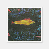 Serviette En Papier Klee - Le poisson rouge (Devant)
