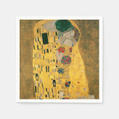 Serviette En Papier Klimt // La peinture de baiser (Devant)