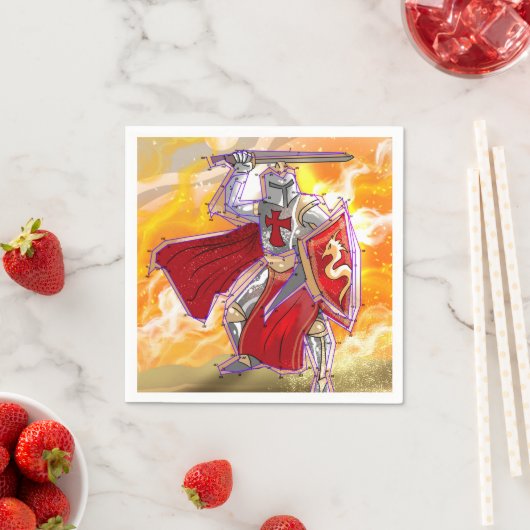 Serviette En Papier Knight Connect (En situation)