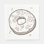 Serviette En Papier KNIT DONUT Papier de déjeuner standard serviettes (Devant)