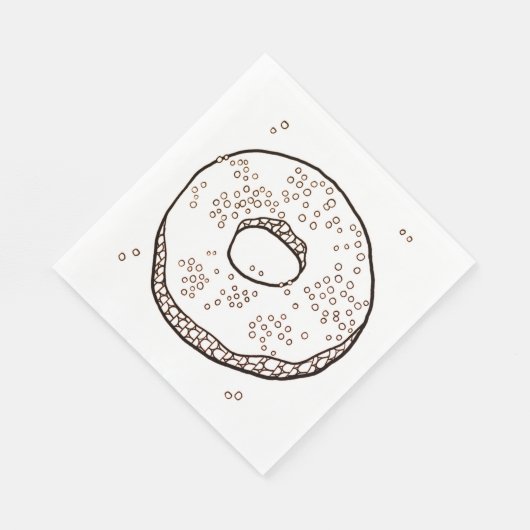 Serviette En Papier KNIT DONUT Papier de déjeuner standard serviettes (Coin)