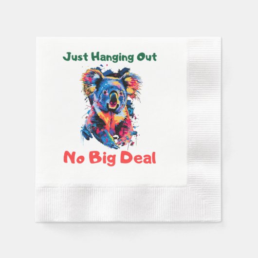 Serviette En Papier Koala (Devant)