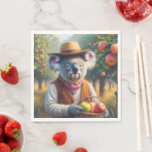 Serviette En Papier Koala Apple Orchard (En situation)