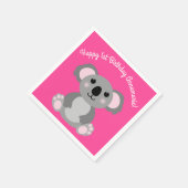 Serviette En Papier Koala Bear Cute Kid Anniversaire (Coin)