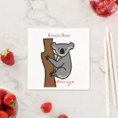 Serviette En Papier Koala Bear Escalade Tree Thunder_Cove (En situation)