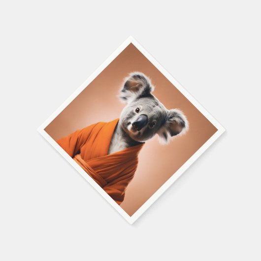 Serviette En Papier Koala bouddhiste (Coin)