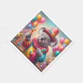 Serviette En Papier Koala Clown (Coin)