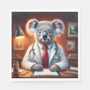 Serviette En Papier Koala Doctor