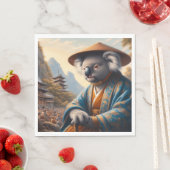 Serviette En Papier Koala Japon ancien (En situation)