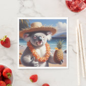 Serviette En Papier Koala Luau (En situation)
