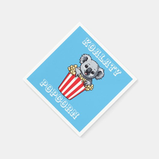 Serviette En Papier Koalaty Popcorn (Coin)