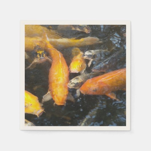 Serviette En Papier Koi (Devant)
