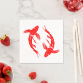 Serviette En Papier Koi Fish (En situation)