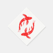 Serviette En Papier Koi Fish (Coin)