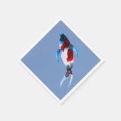 Serviette En Papier Koi poisson aquarelle fine art (Coin)