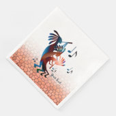 Serviette En Papier Kokopelli Blues Musique 2 Sunset Désert (Coin)
