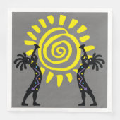Serviette En Papier Kokopelli, Inde du sud-ouest (Devant)