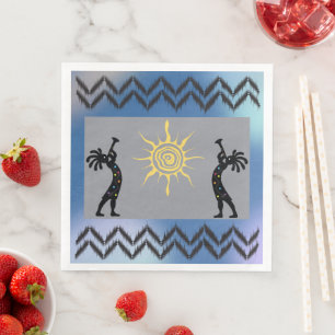 Serviette En Papier Kokopelli, Inde du sud-ouest