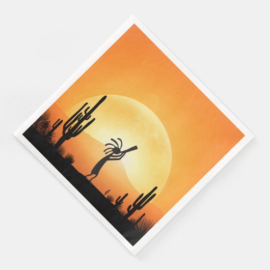 Serviette En Papier Kokopelli, Inde du sud-ouest (Coin)